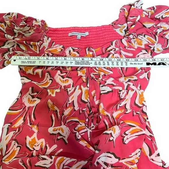 COLLECTIVE Concepts Dress Flowy Maxi Boho‎ Milkmaid Size S - Picture 11 of 12